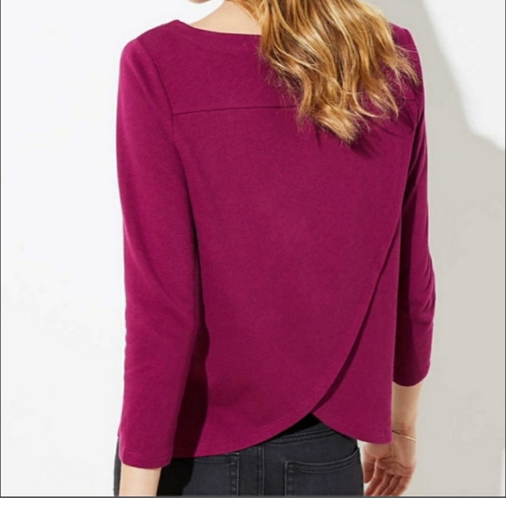 LOFT Magenta Women's Top - Picture 1 of 5